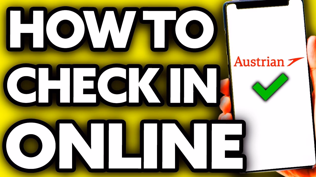 How do I use Austrian Airlines online check-in?