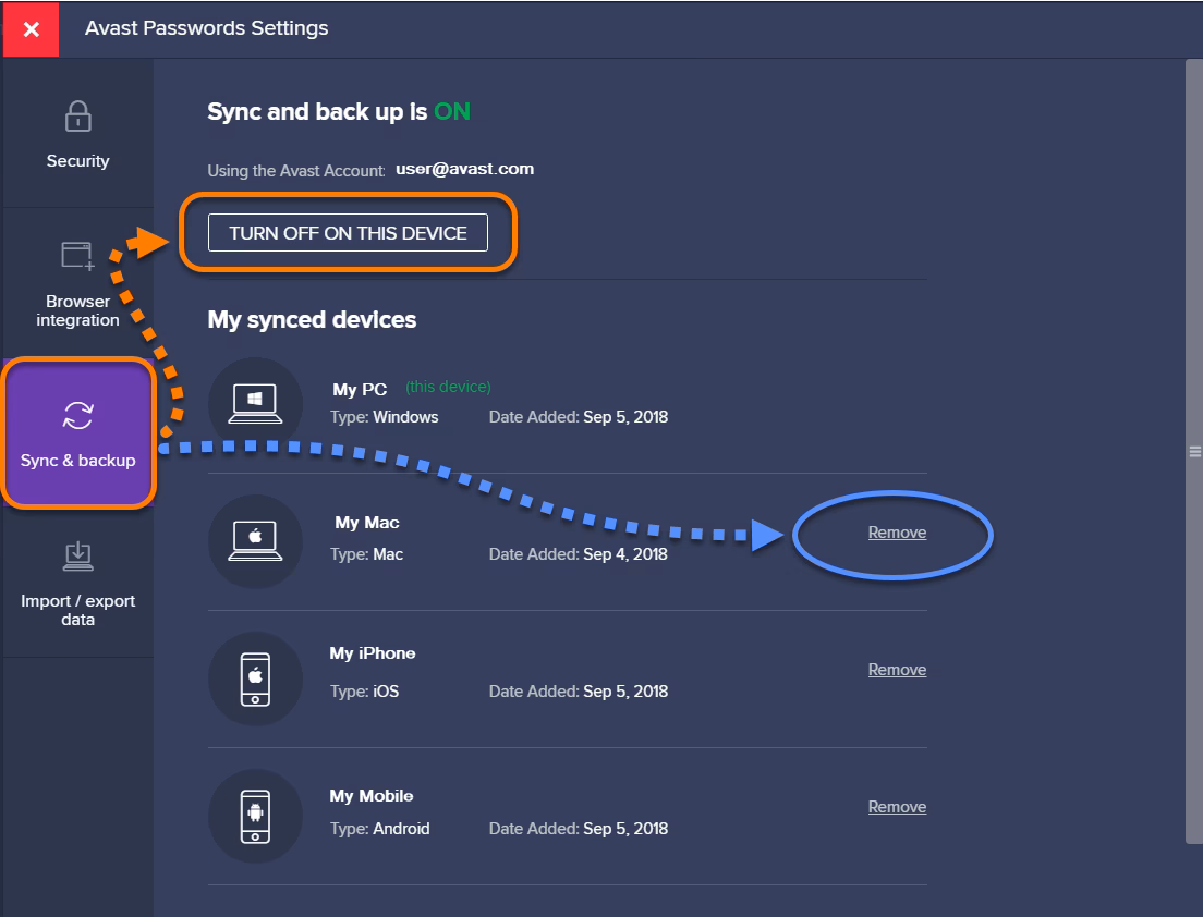 How to reinstall Avast passwords?