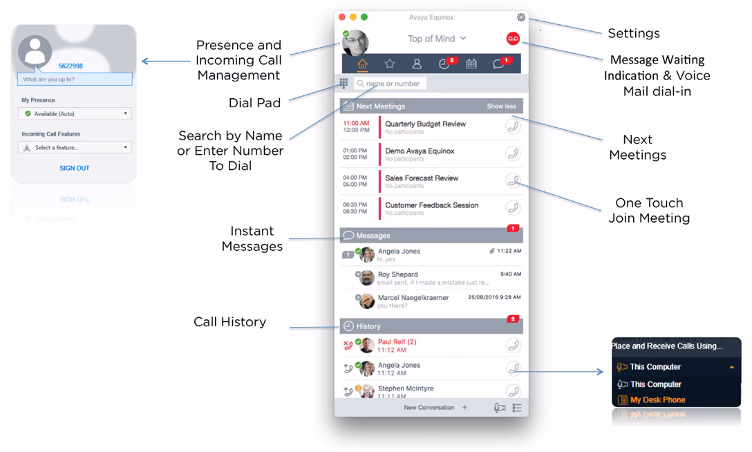 How does the Avaya equinox® Conference Portal work?
