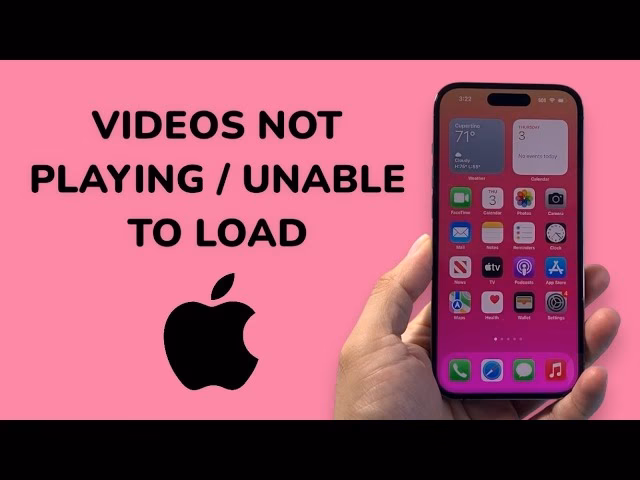 Why is my MP4 video not playing on my iPhone?