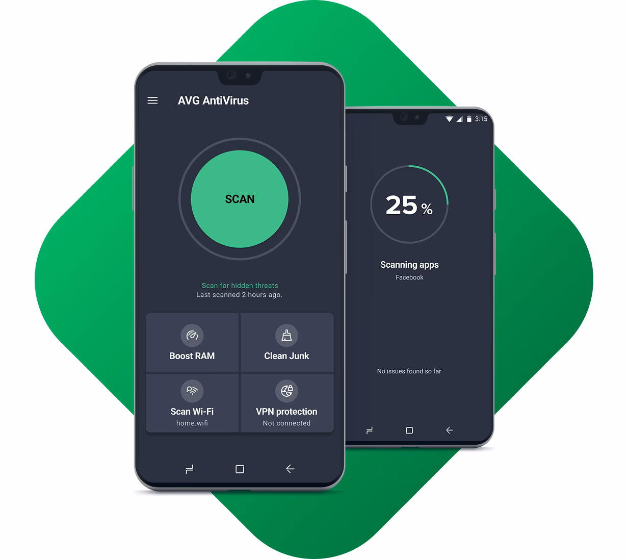 Does Avg firewall notify you about a network profile?