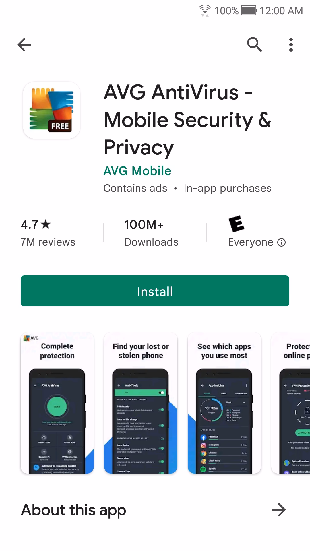 Is there a phone number for Avg?