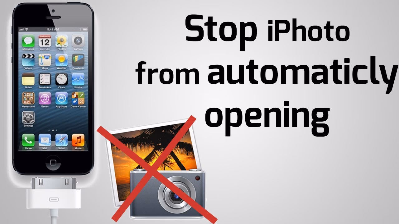 How do I stop iPhoto from automatically launching?