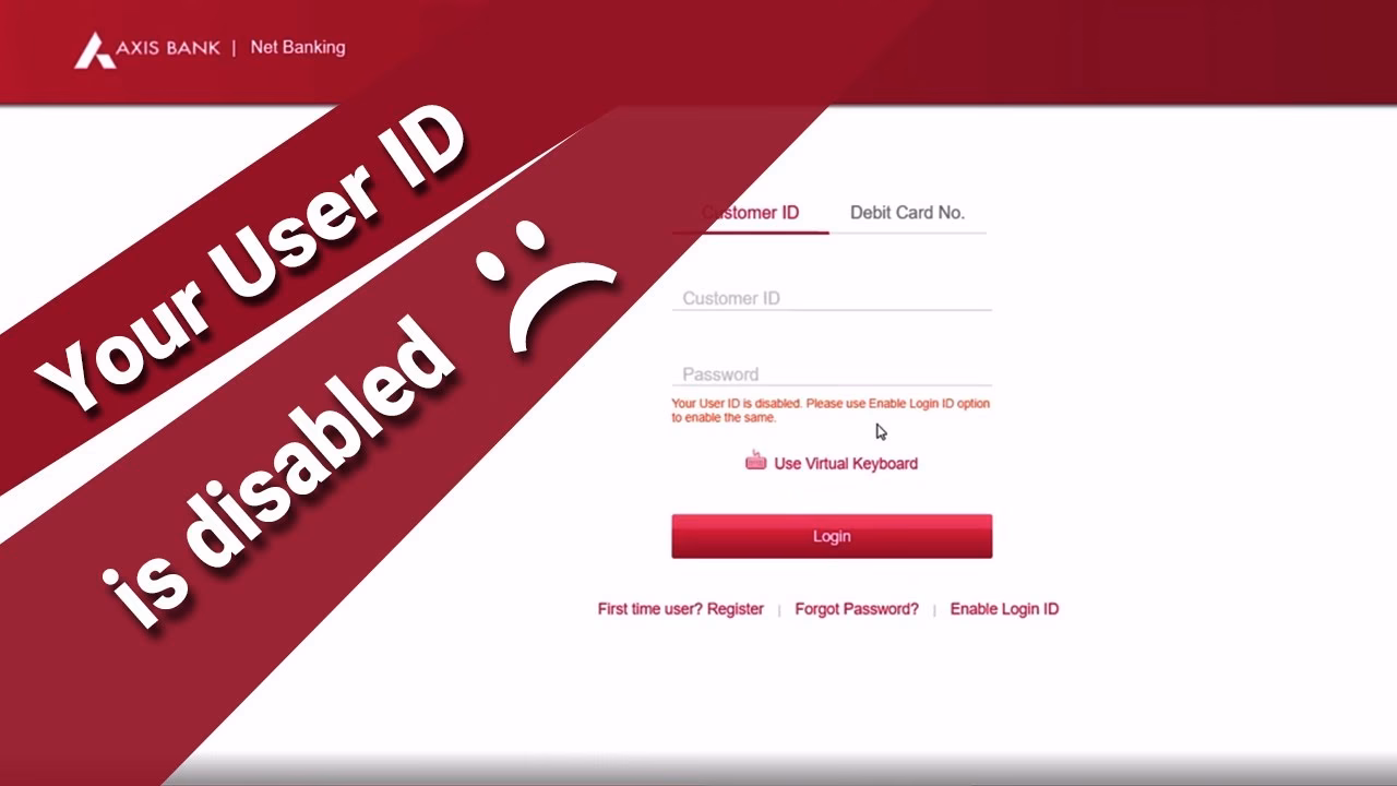 How do I register for Axis mobile banking?