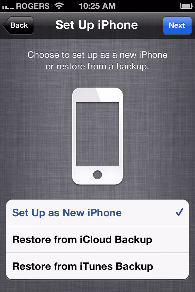 How do I backup my iOS device to my computer?