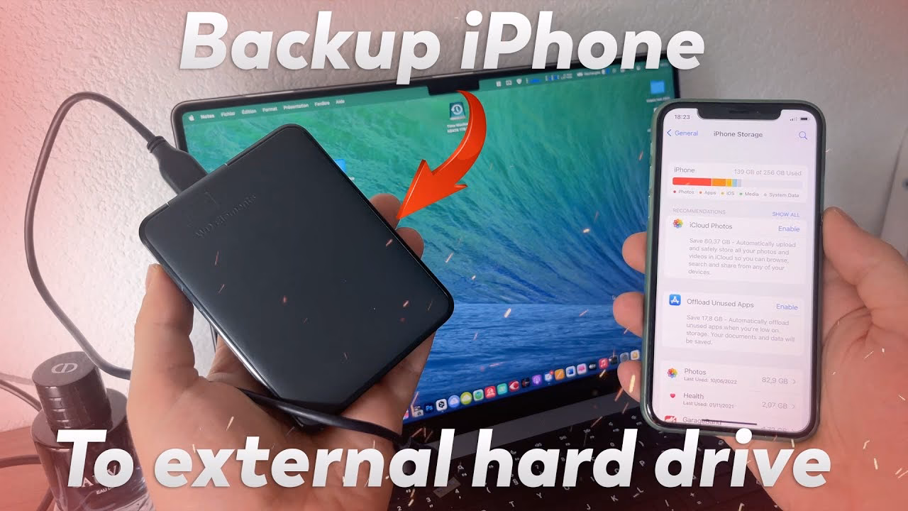 Can I backup my iPhone to an external hard drive?