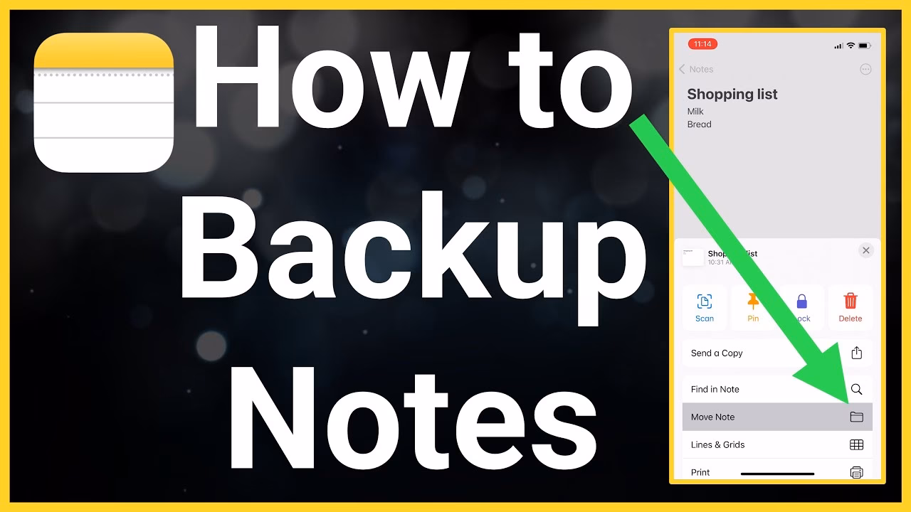 How to backup iPhone notes with Gmail?