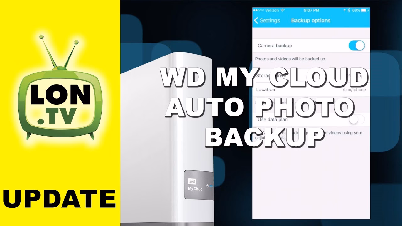 Does WD My Cloud backup iPhone photos?