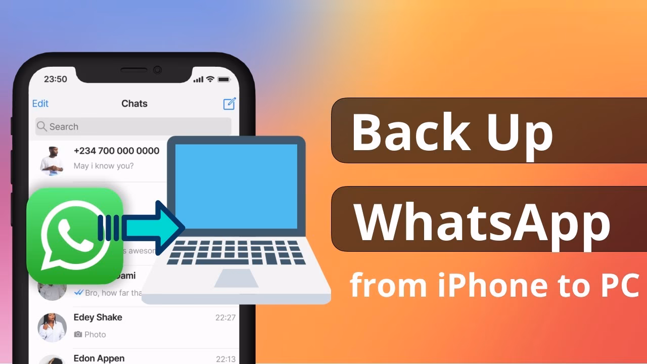 How to backup WhatsApp to PC?