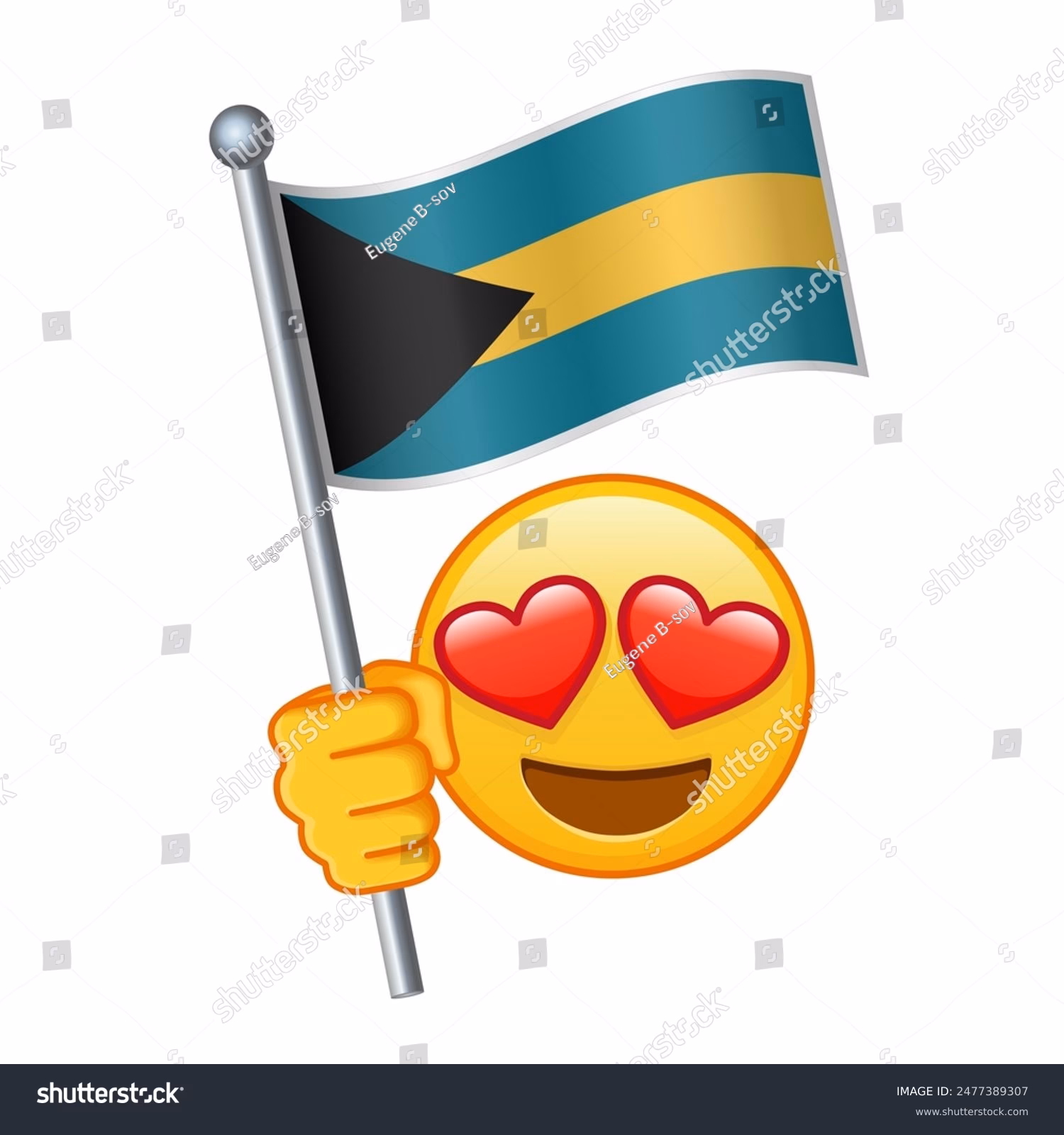What is the emoji for Bahamas?