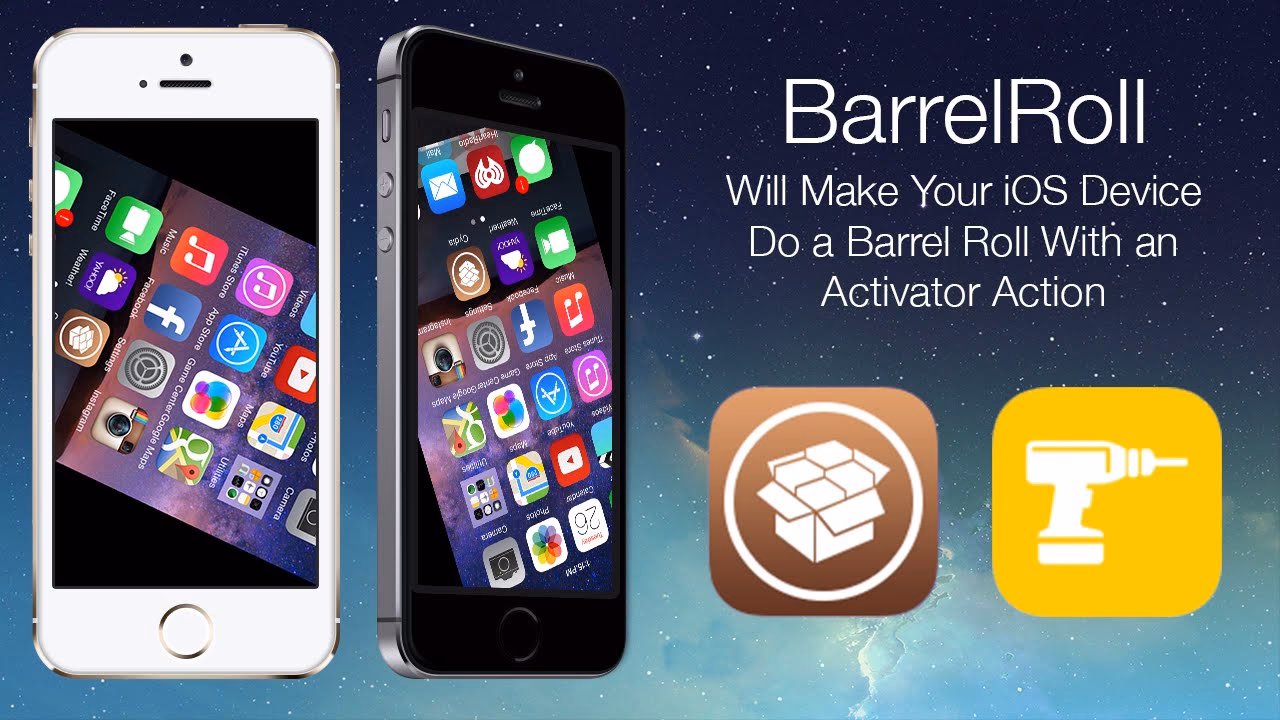 How to make iOS barrel roll?