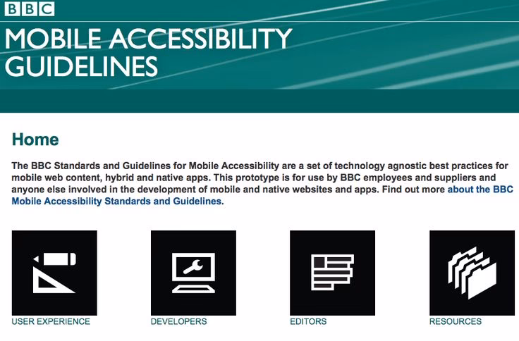 What is the BBC Guide to accessible HTML documents?