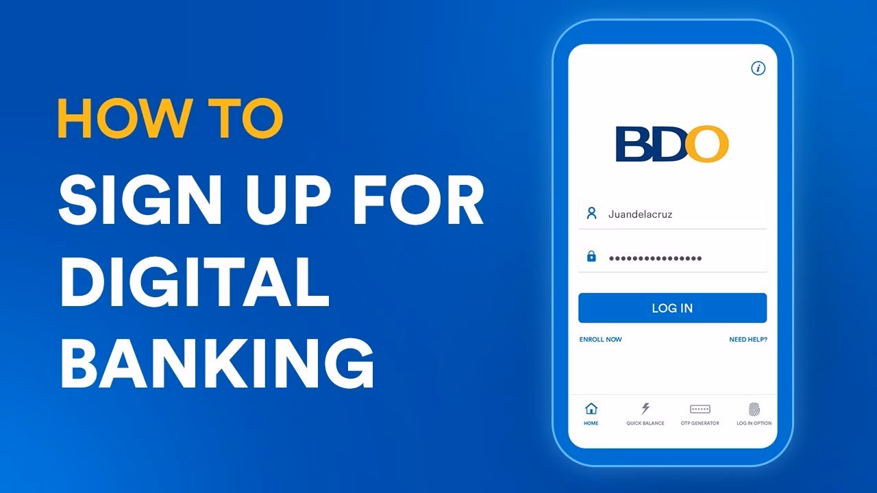 How do I use BDO Singapore online banking?