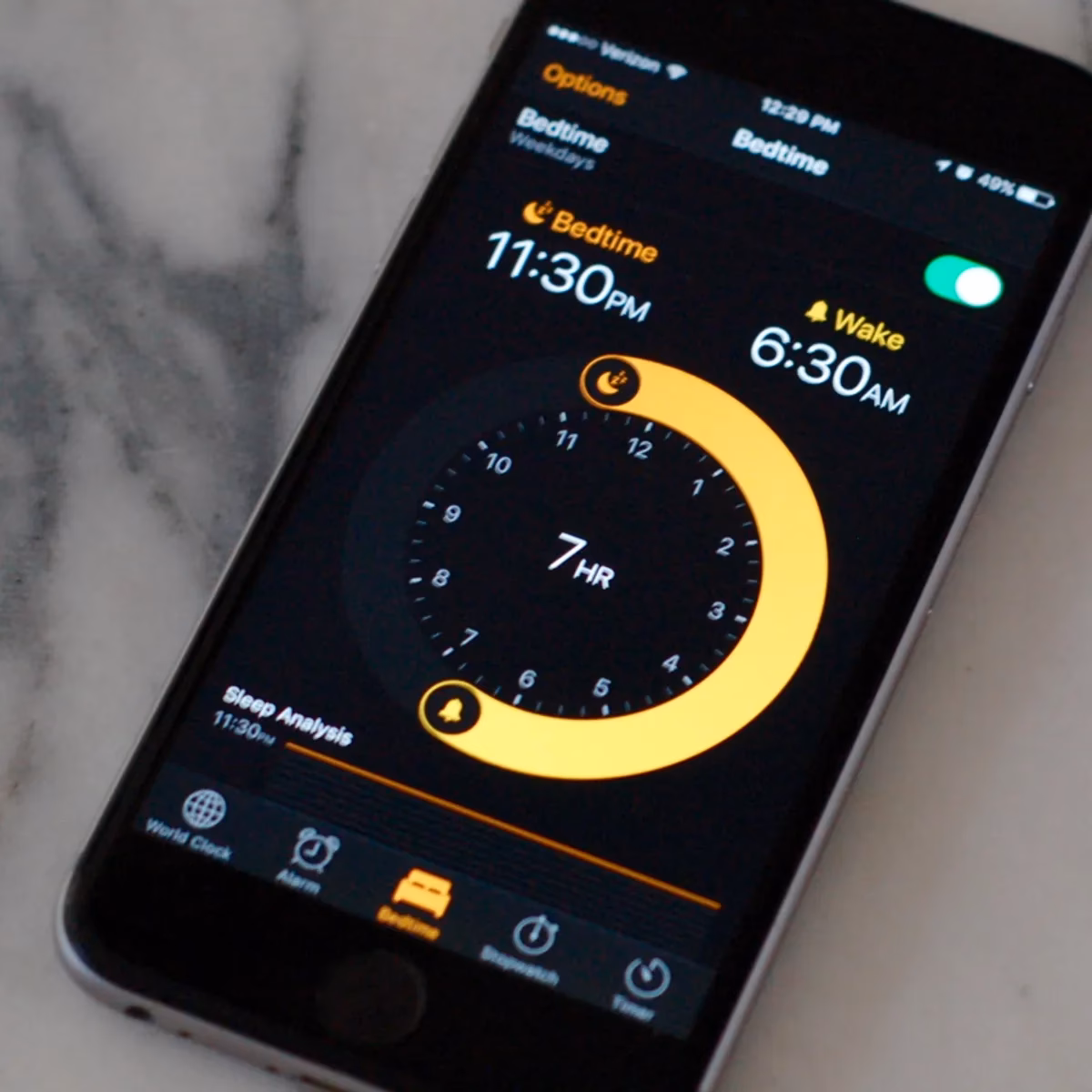 What is an alarm clock app?