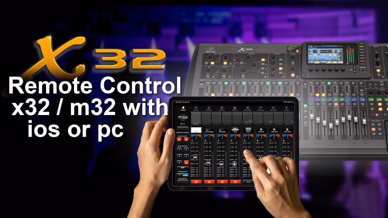 How do I get X32 mix on my Mac?