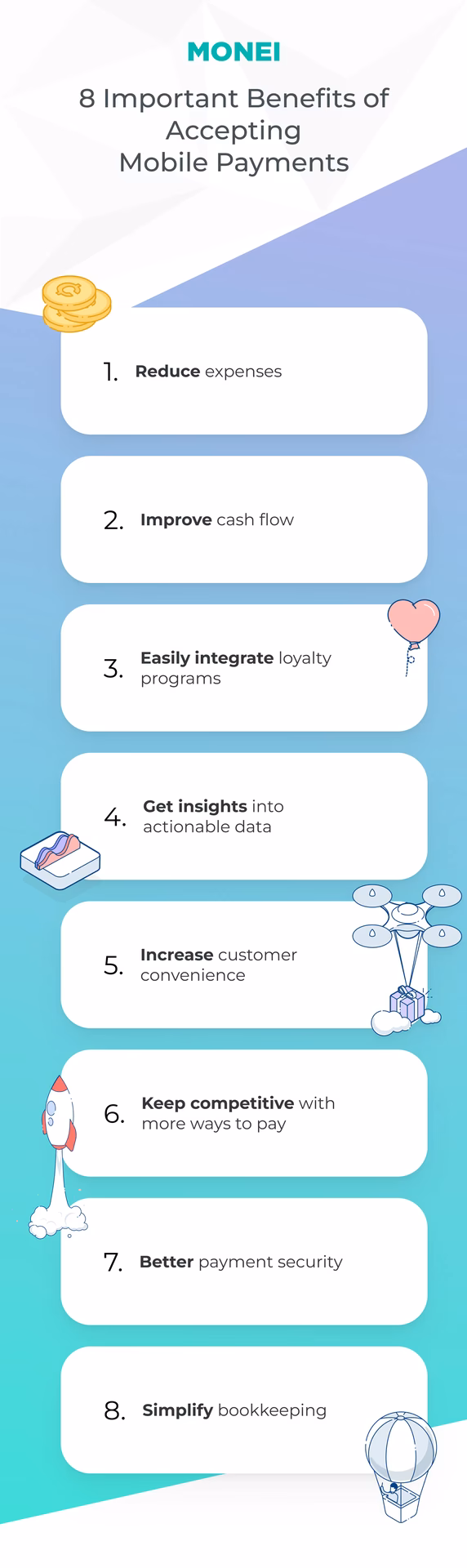 How can mobile payments improve customer satisfaction?