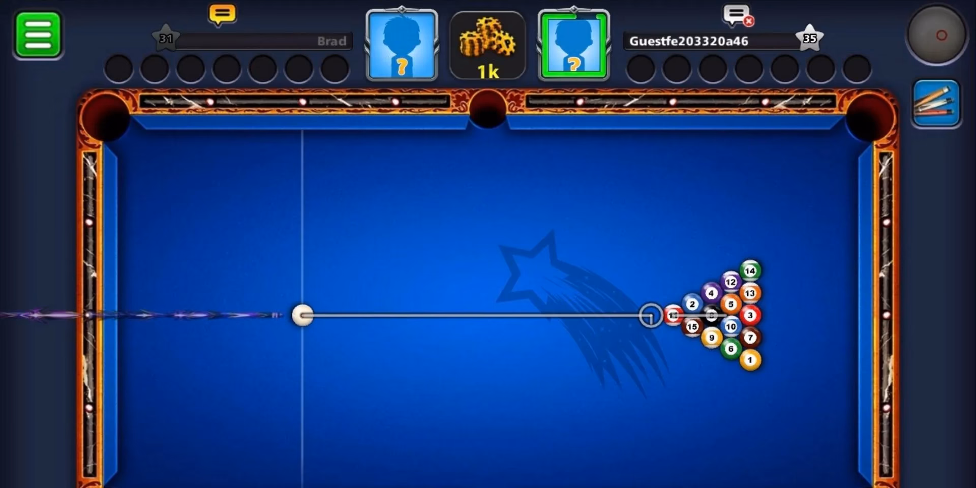 Can a smartphone help a billiard player?