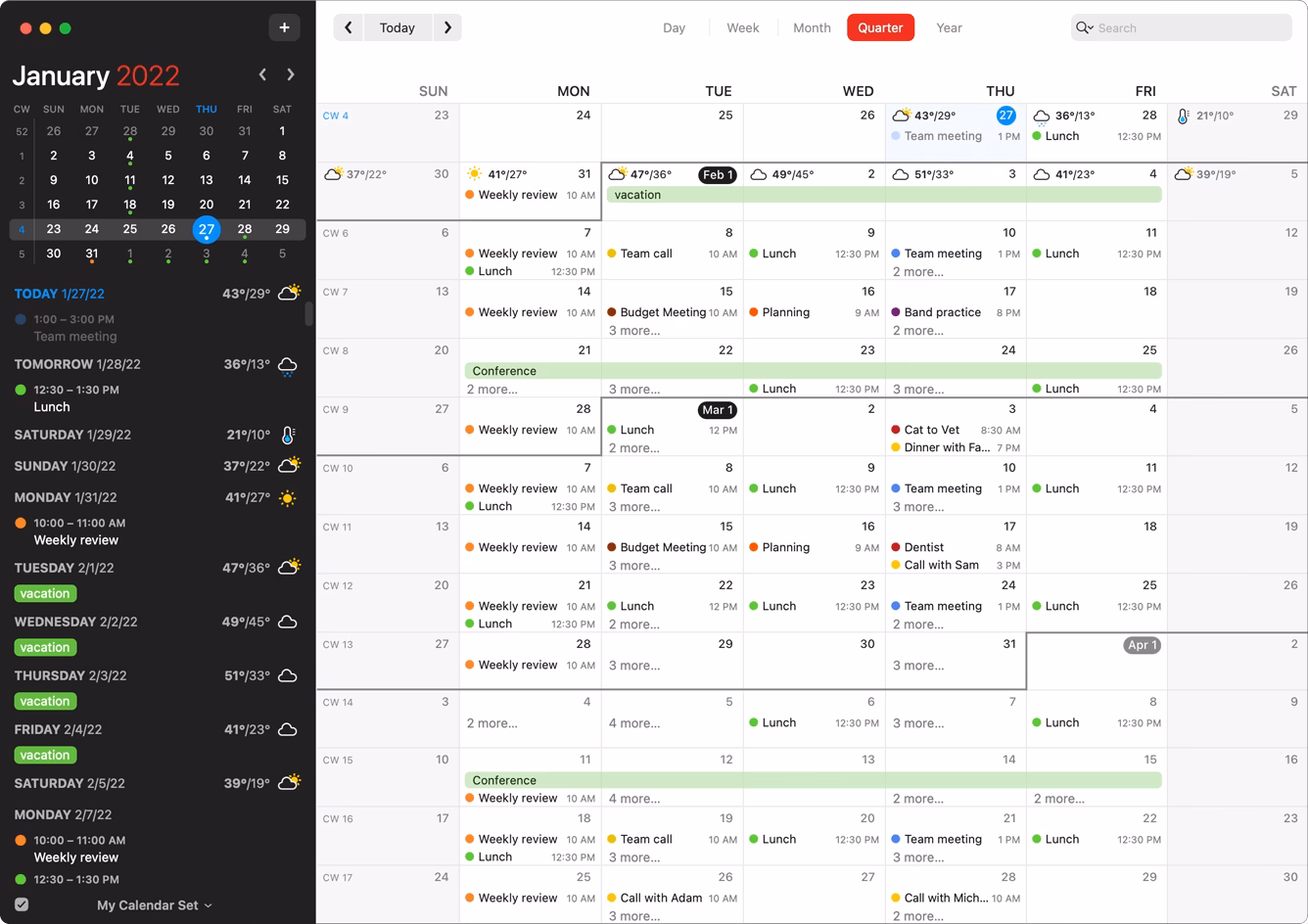 What are the best free calendar apps for Windows 11?
