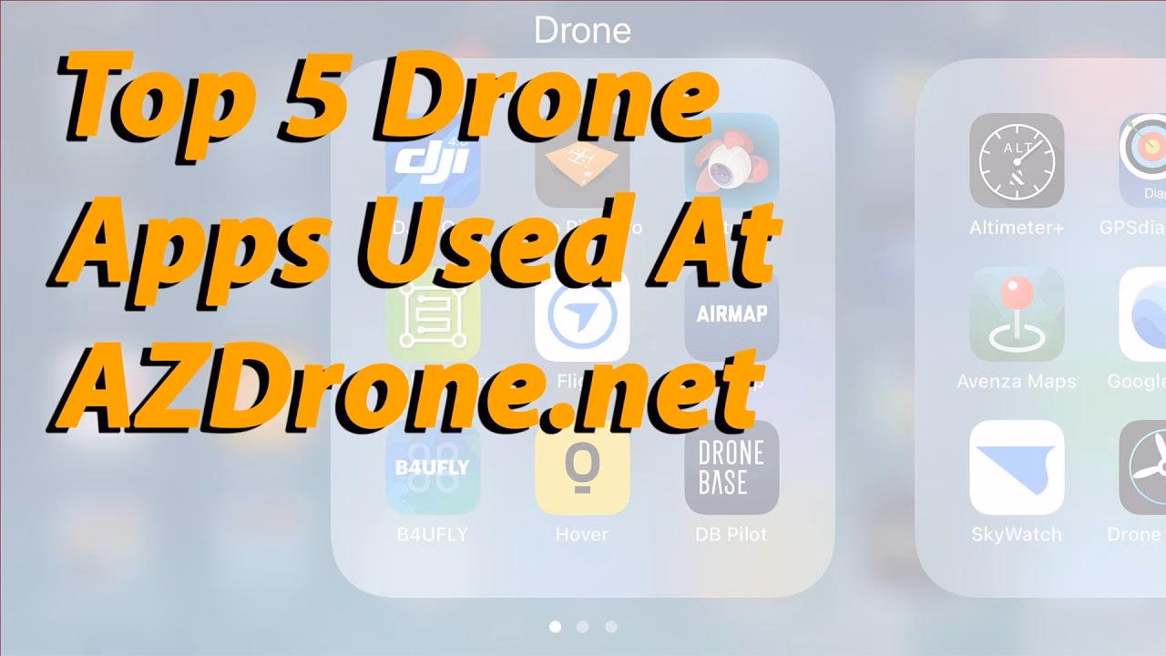 What apps can a drone pilot use?
