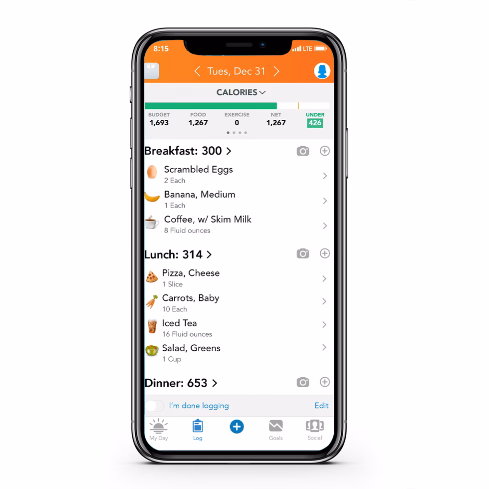 Is there a food tracking app for iOS?