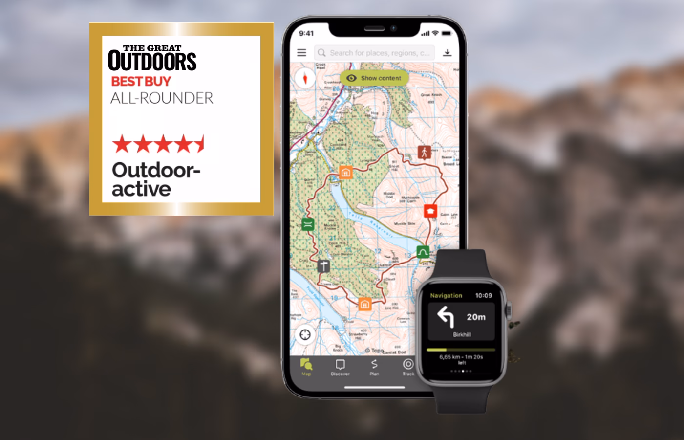 Which hiking app has the Best offline maps?