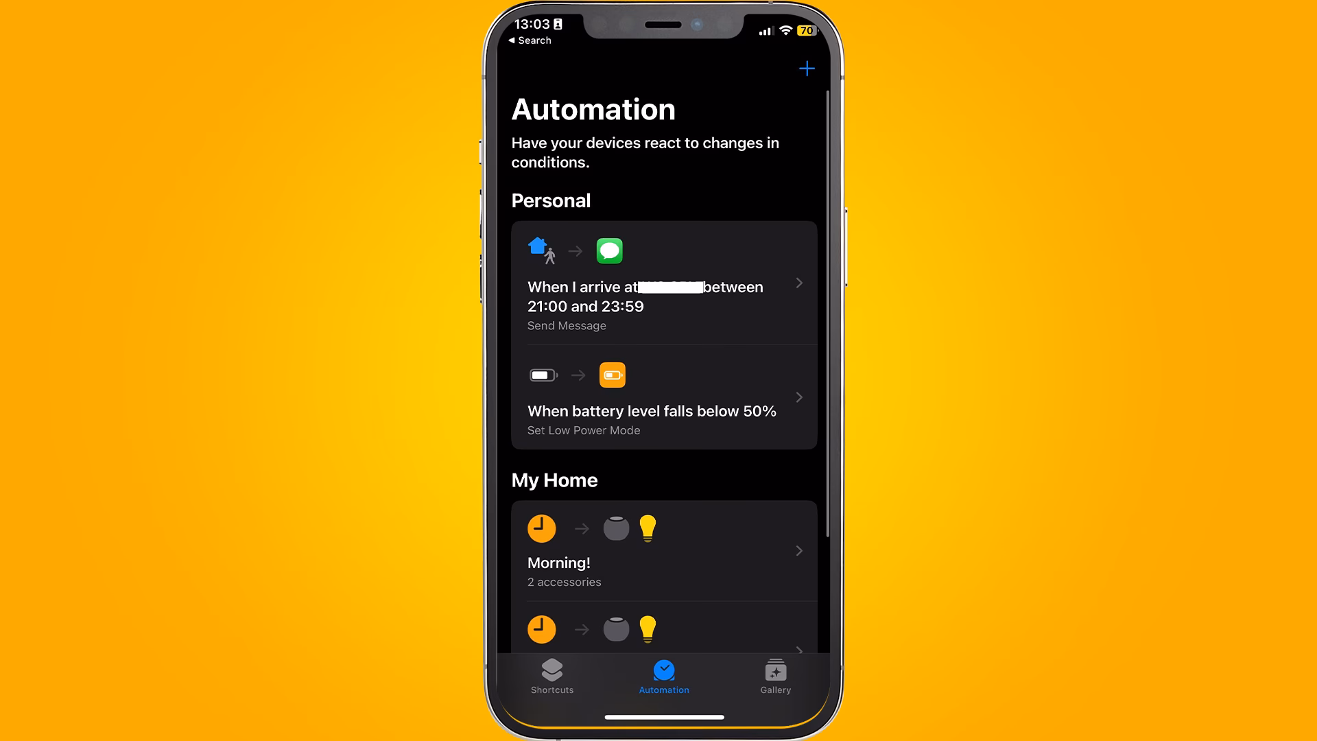 What are iPhone automations?