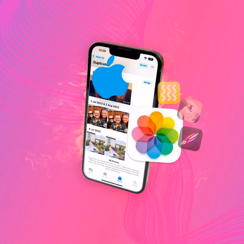 How do I Manage my iPhone photos?