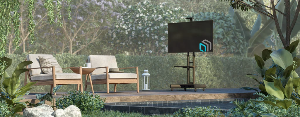 What is a good size portable TV?