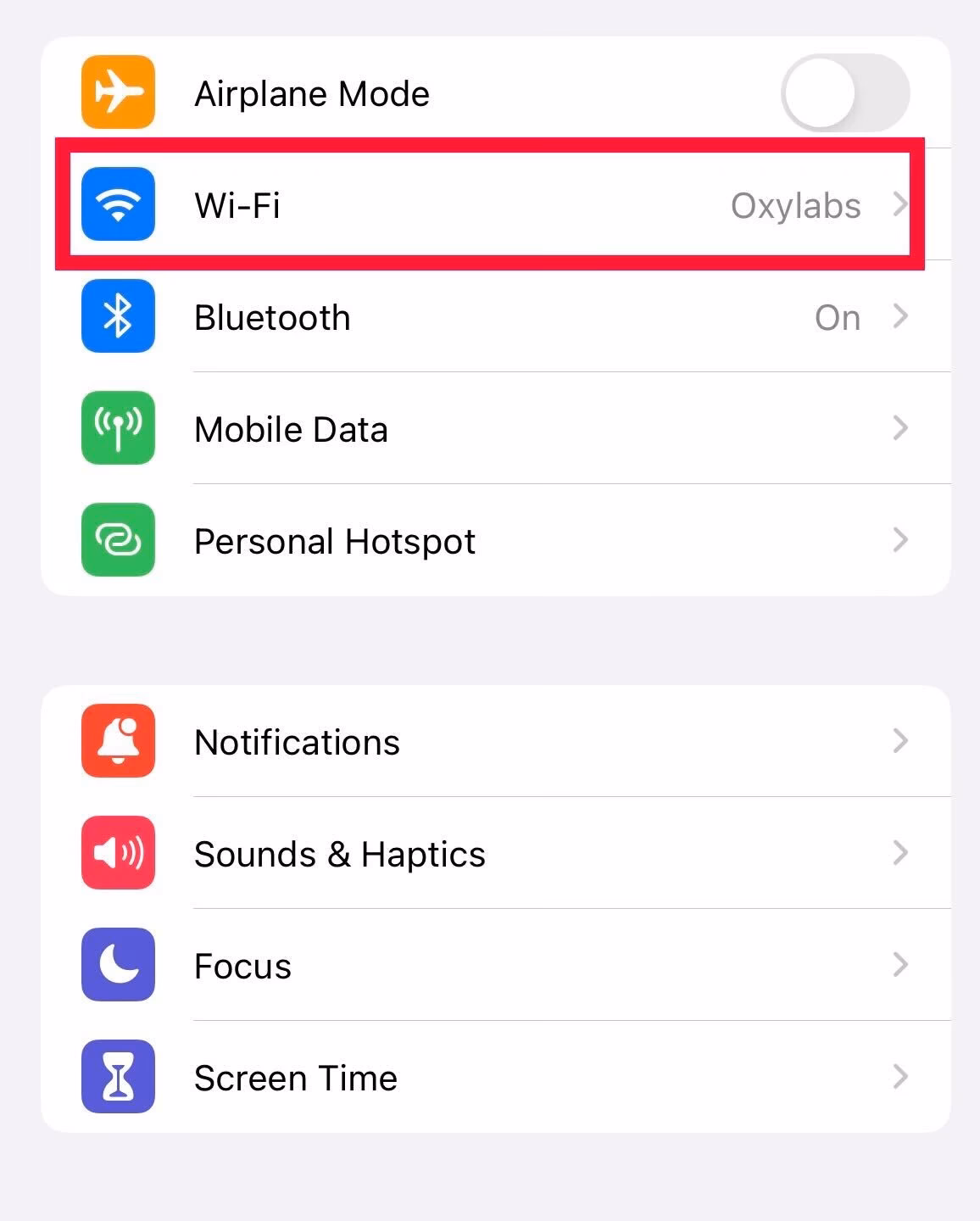 How to use a proxy on an iPhone?