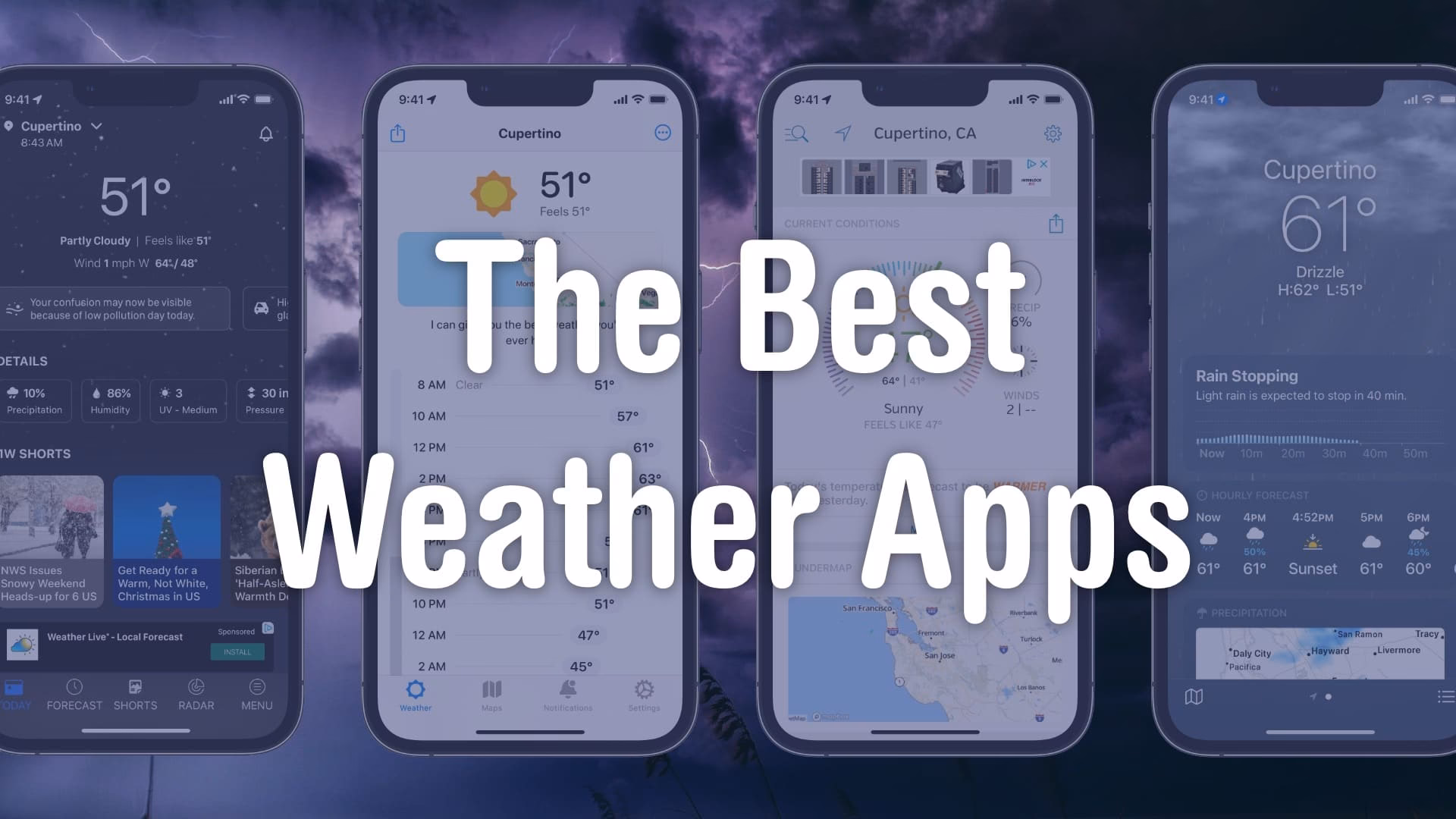 What are the best iPhone weather apps?