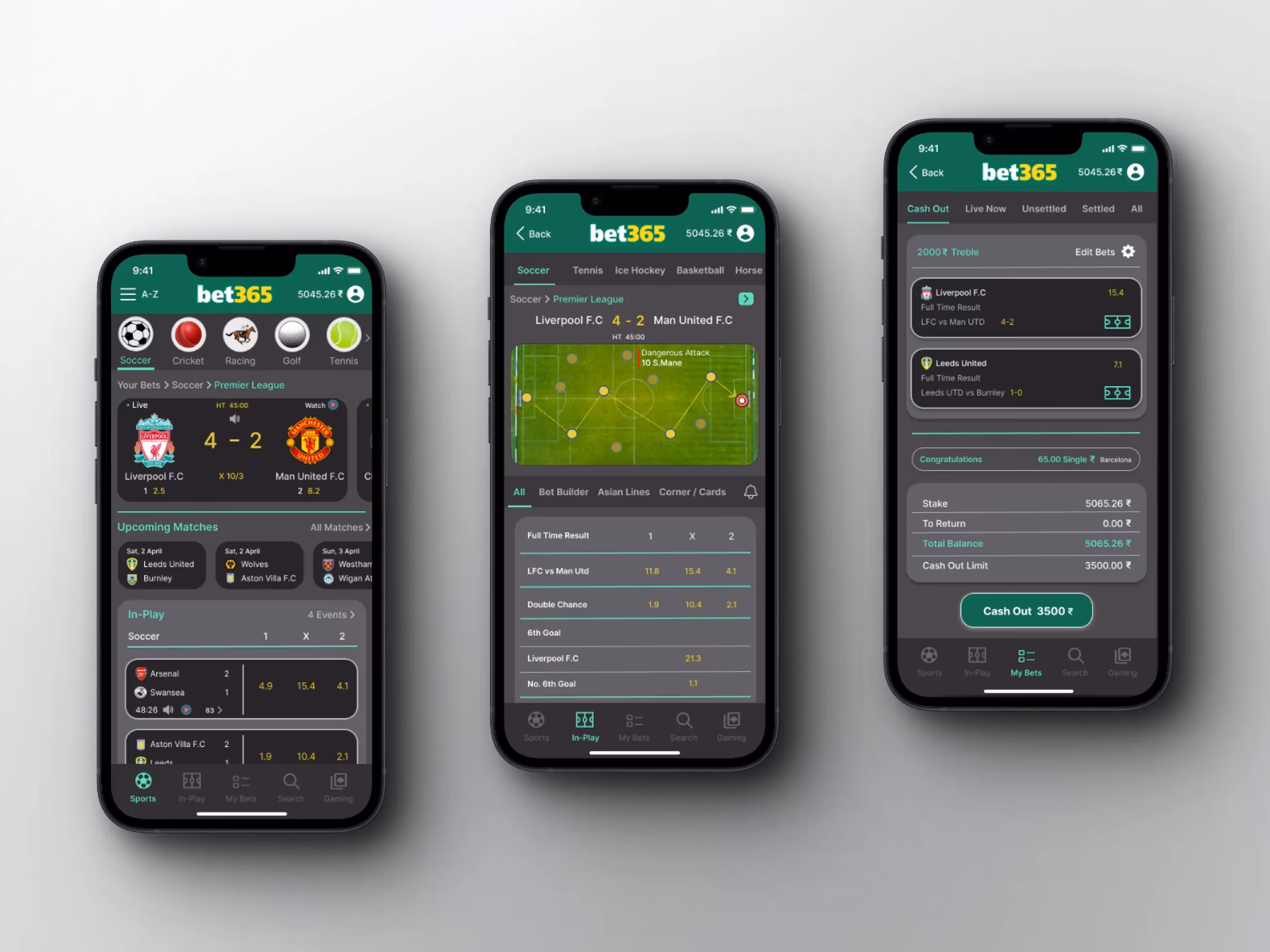 How many sports does Bet365 offer?