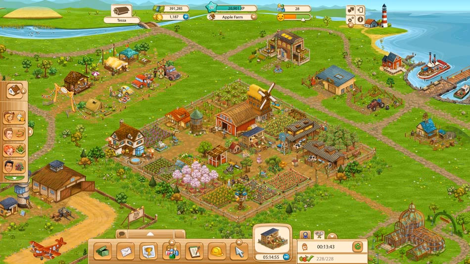 Is big farm mobile harvest a good game?