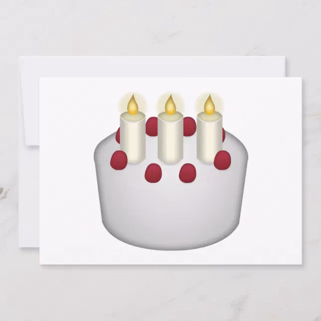 What is a birthday cake emoji?