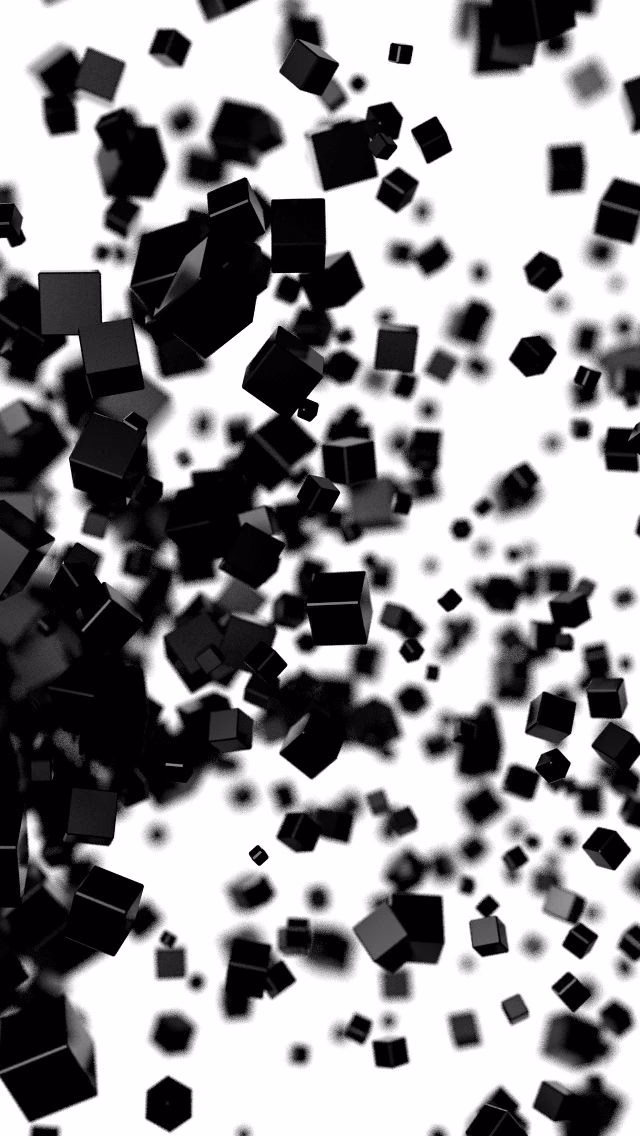 What color is 3D cubes wallpaper?