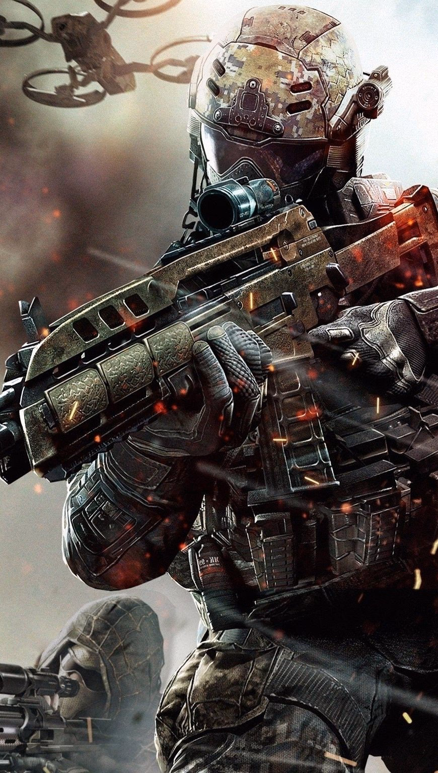 How to set a background in cod Black Ops 2?