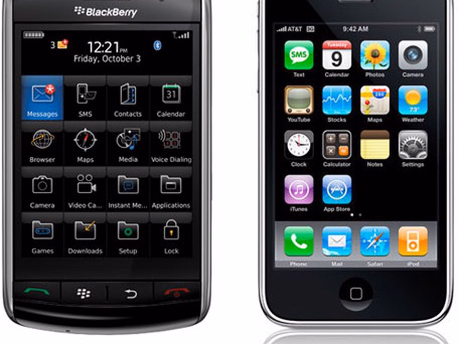 How did the iPhone beat BlackBerry?