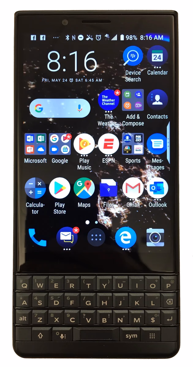 How much does a BlackBerry Key2 cost?