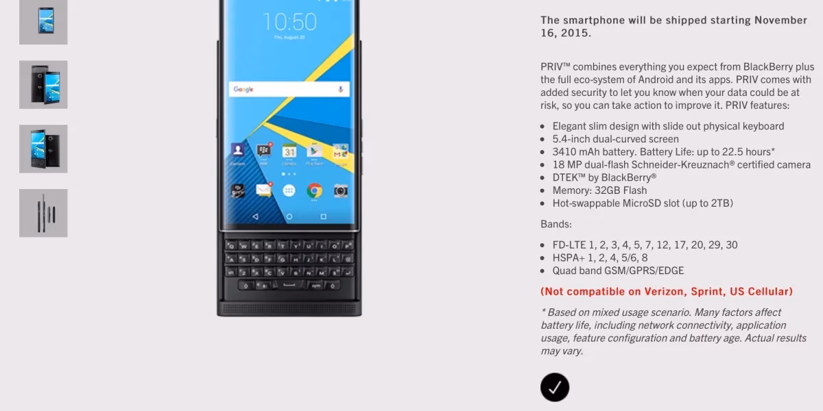 What is the average BlackBerry stock price?