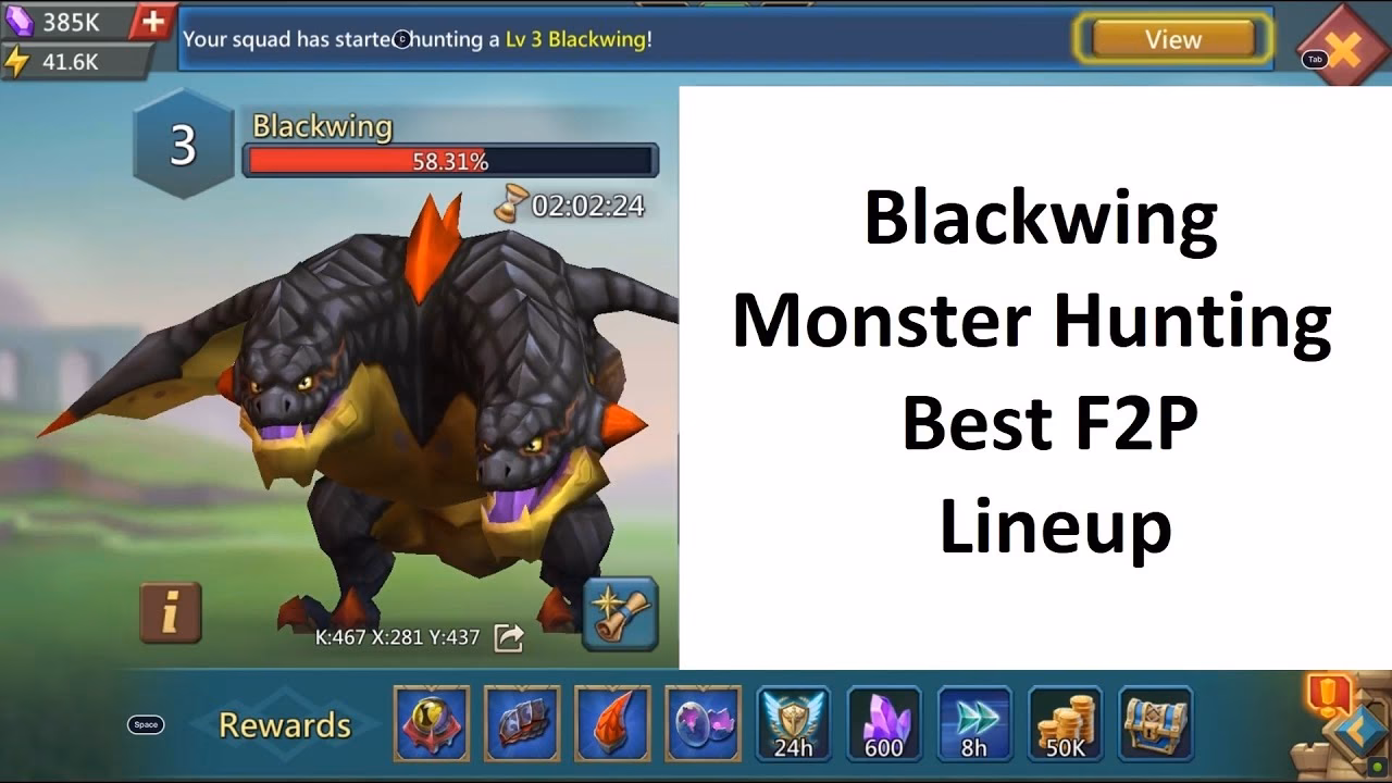What are the best free F2P heroes against the Blackwing?