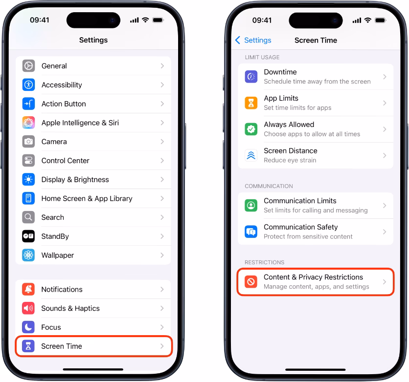How to block websites on iPhone in Google Chrome?