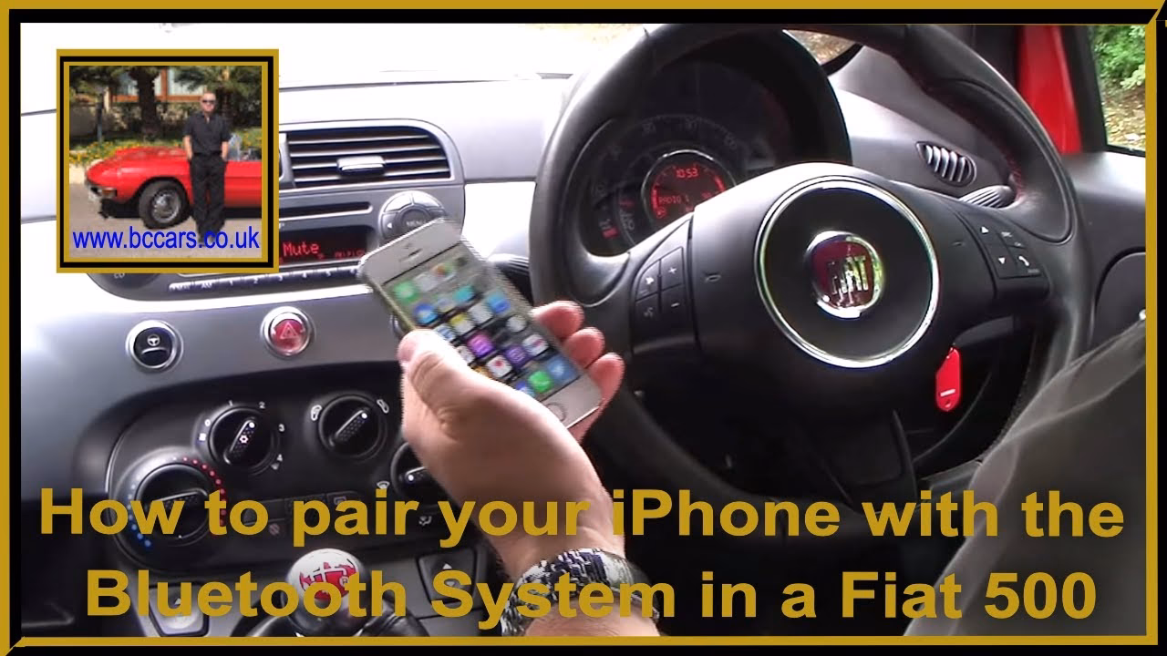 How do I Pair my iPhone to a 2013 Fiat 500?