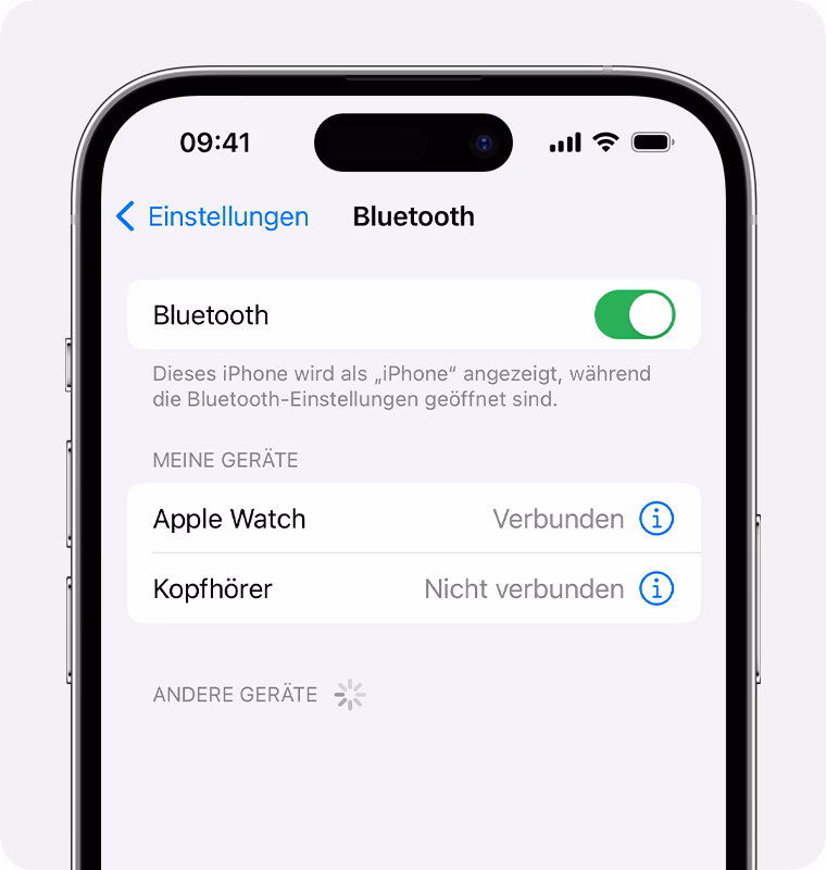 Wie kann ich meine Bluetooth-Verbindung verhindern?