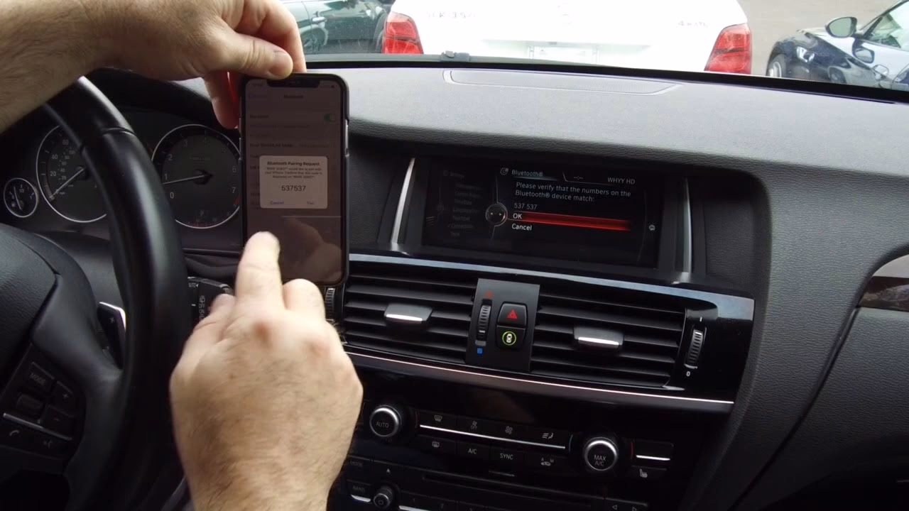 How to connect iPhone to BMW X3?