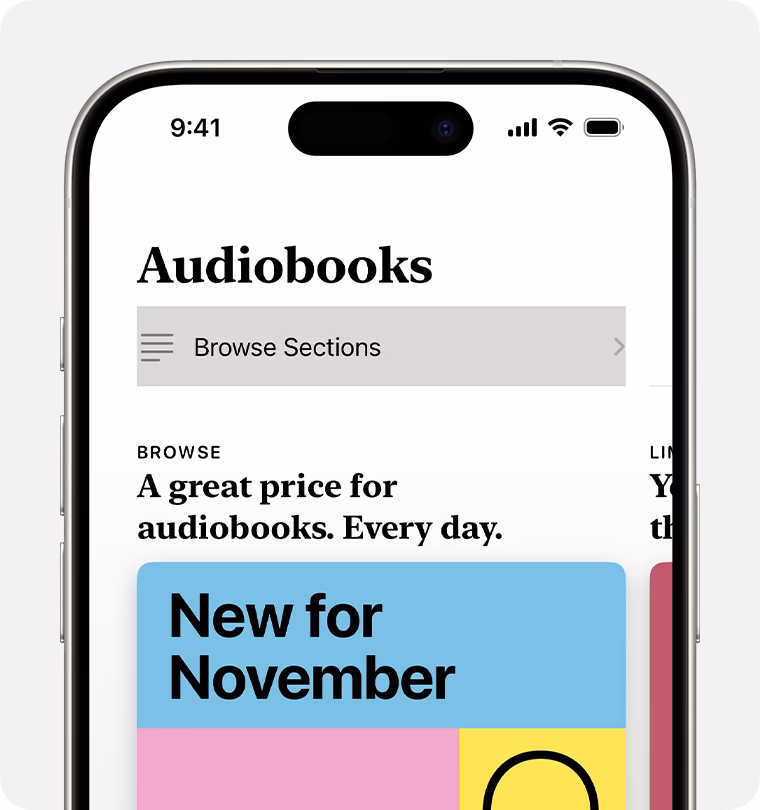 What is the best audiobook app for iPhone?