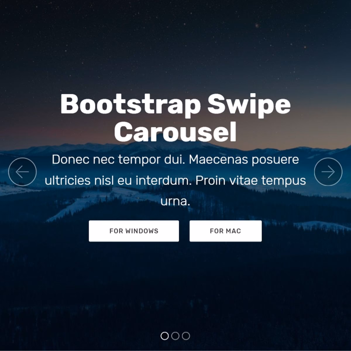 How to create a jQuery carousel using bootstrap?