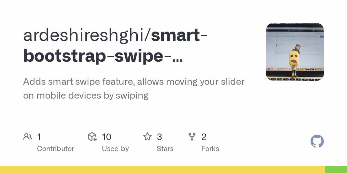 Is there a way to touch a carousel Div in Bootstrap?