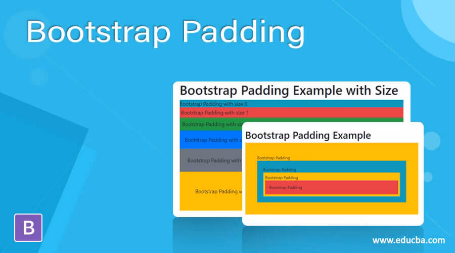 How do I use padding in Bootstrap?