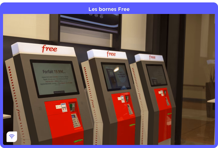 Où trouver une borne Free à Nantes ?