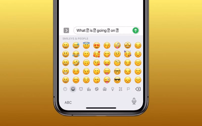What is iOS question mark box?