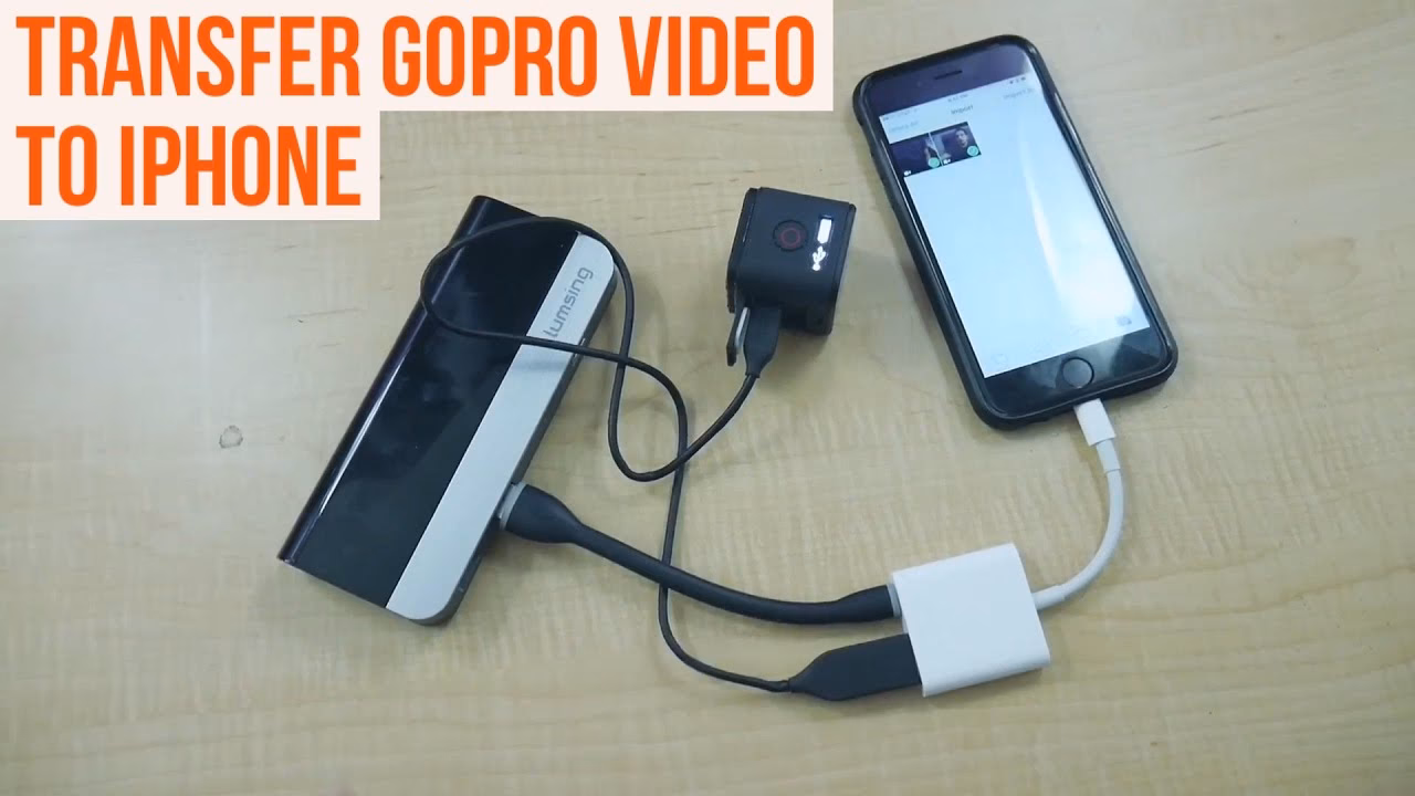 How to transfer Gopro videos to iPhone using GoPro Quik?